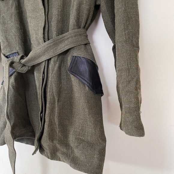 Alice Olivia Military Hooded Jacket Sz S - Picture 8 of 12
